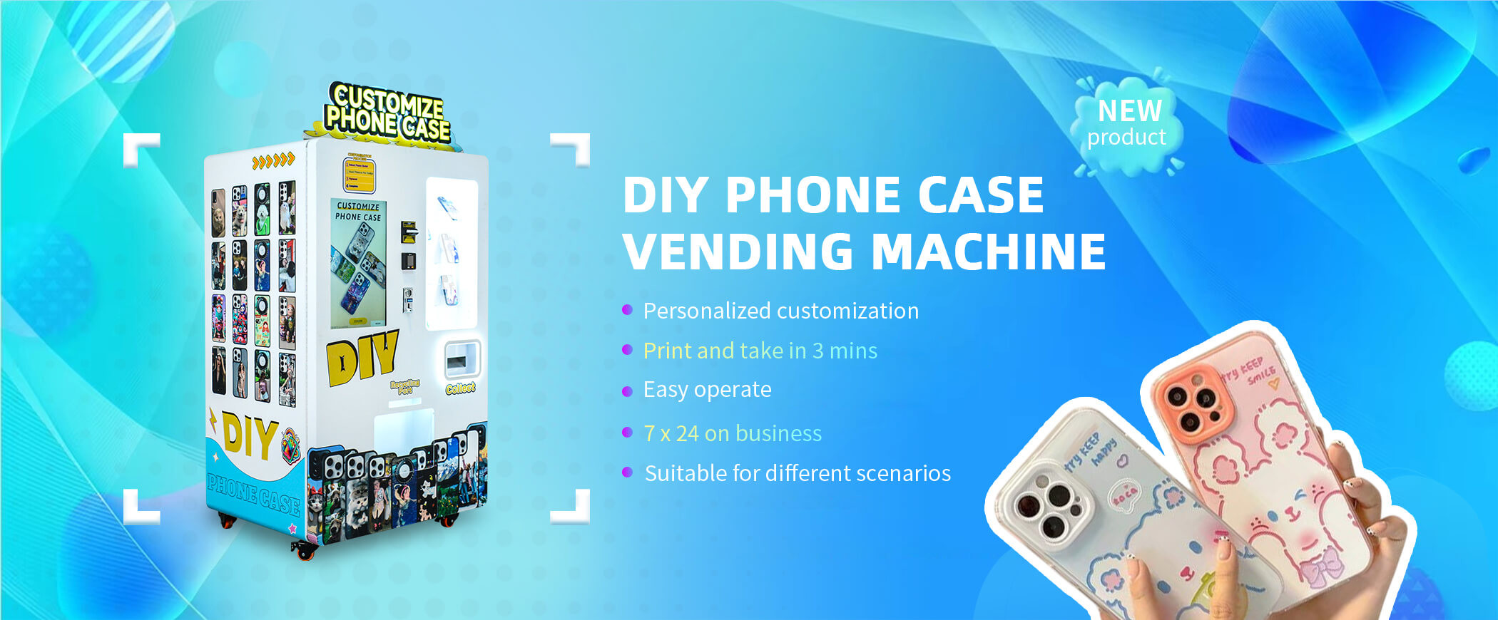 quality Phone Case Printing Vending Machine factory