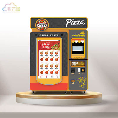 Temperature Range 392-932 Degrees Fahrenheit Pizza Vending Machine with 500 Kg Capacity and 3000W Rate Microwave Oven