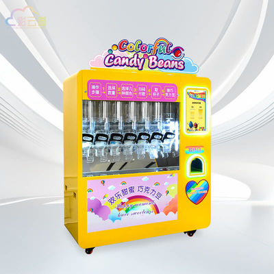 Caiyunjuan Gravity Fed Candy Bean Vending Machine Floor Standing Customized Color