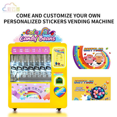 Convenient Candy Dispenser Vending Machine Automatic Dispensing For Indoor / Outdoor