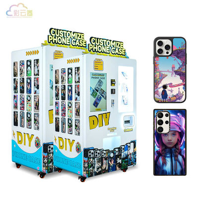 Samsung Compatible Phone Case Printing Vending Machine with Variable Ink Droplet Technology Up To 3 Mins Per Case