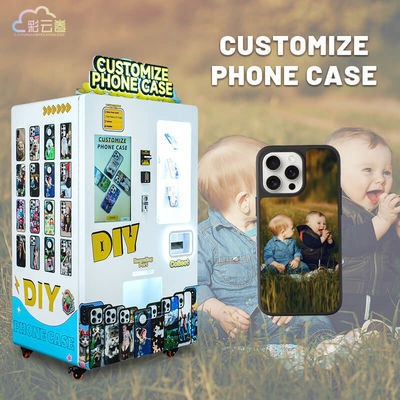 Convenient 4G/Wi-Fi Network Connection Cell Cell Phone Case Vending Machine for Metal Cases