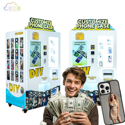 Customizable Phone Case Printing Vending Machine Vending Capacity 630 Phone Cases Payment Method QR Code and Customizable