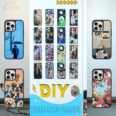 Global Language Supported Phone Case Vending Machine Featuring Variable Ink Droplet Technology for Purchase
