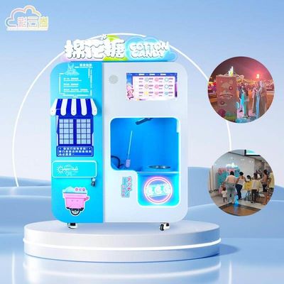 3000W Fairy Floss Vending Machine Automatic Flower Cotton Candy Machine Manufacturer