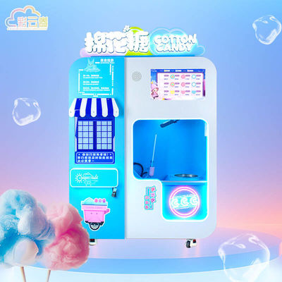 Self Service Cotton Candy Machine Vending Automatic Fairy Floss Machine