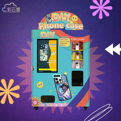 1440Dpi Touch Screen Phone Case Printing Vending Machine for Resolution Printing and Metal Steel Materials