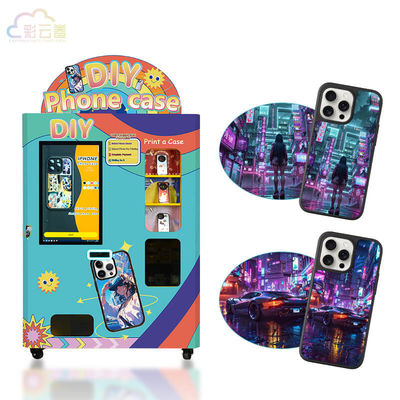 Custom Huawei Phone Case Printer Vending Machine 220V 50Hz With Variable Ink Droplet Technology