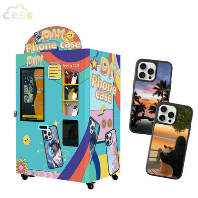 Credit Card Payment Phone Case Printing Vending Machine with 1.5Pi Minimum Ink Droplet and High Resolution Printing
