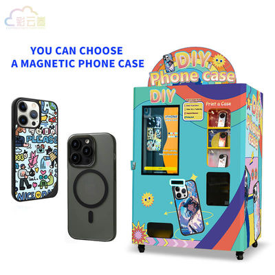 Credit Card Payment Method Phone Case Printing Vending Machine L113*W87*H220cm with Spanish Language Options