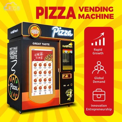Satisfy Your Pizza Cravings with 1800*1120*2400mm Pizza Vending Machine 1" or 60" Options