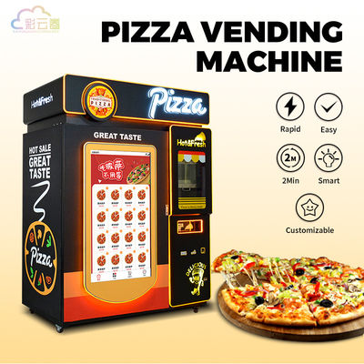 Automatic Pizza Vending Machine Custom Color With 32 Inch / 55 Inch Screen