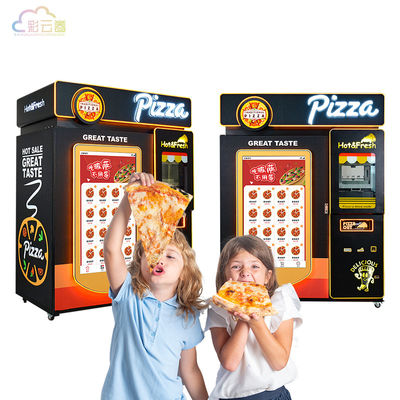 Supreme Pizza Types Pizza Vending Machine with 55 Inch Touch Screen Black