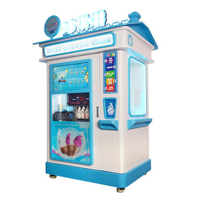 Soft Serve Ice Cream Automatic Machine , Vending Ice Cream Machine Manufacturers