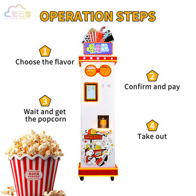 70KG Commercial Popcorn Machine Vending 40g/Cup Customized Color