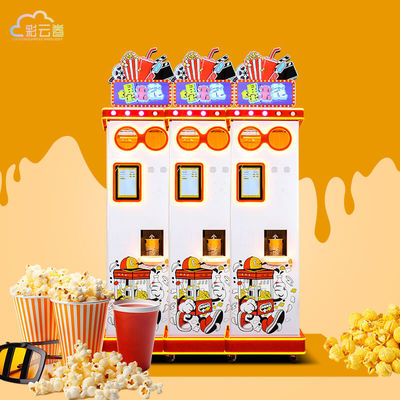 Red Popcorn Vending Machine 500kg 60 Servings Capacity For Schools / Universities