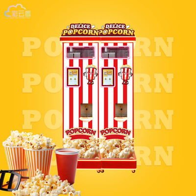 Digital Display Popcorn Vending Machine Automatic Dispensing 60 Servings Capacity