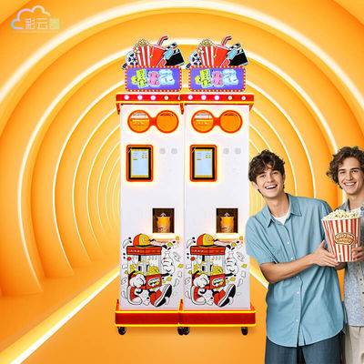 Stainless Steel Popcorn Vending Machine 110V 220V With LCD Display 57*54*193cm
