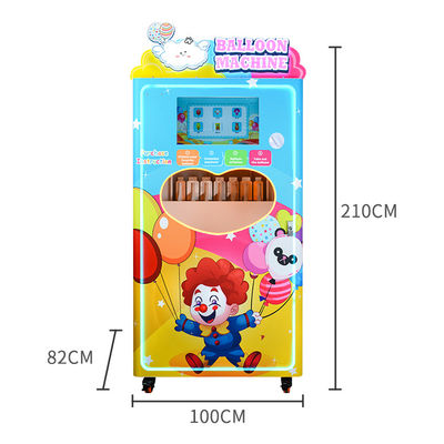 OEM Balloon Vending Machine with Custom LED Logo, Multi-Language, Low MOQ 1 Unit