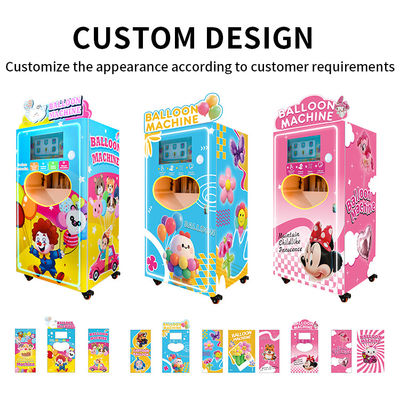 OEM Balloon Vending Machine with Custom LED Logo, Multi-Language, Low MOQ 1 Unit