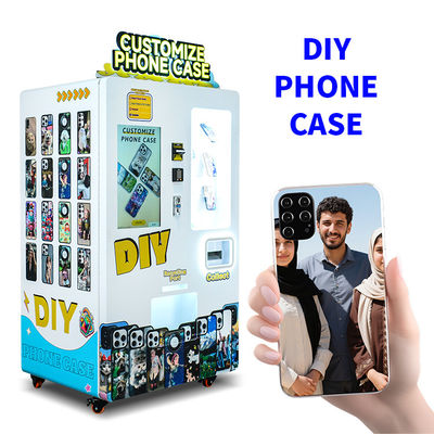 High Capacity Industrial Phone Case Vending Machine 360 PCS / Day Vending with 32-inch Wave Crystal Display