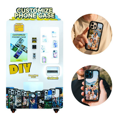27-inch Touch Screen Display Customize Phone Case Vending Machine for Airports Materials and Fast Service