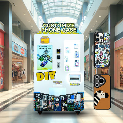 traffic Areas Phone Case Printing Vending Machine with 220V/50Hz Power Supply and Customizable Design L113*W87*H220cm