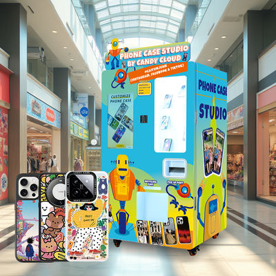 Convenient Phone Cover Printing Vending Machine with Steel Material and CB Certifications