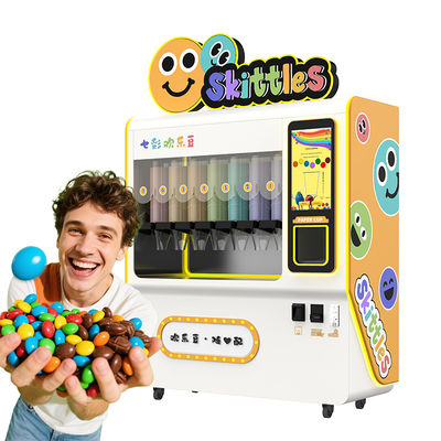 Sweet Treat Dispenser Vending Machine with Robotic Arm Dispensing Method in White or Customized Color