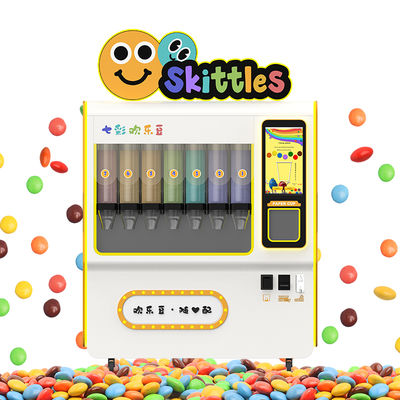 Sweet Treat Dispenser Vending Machine with Robotic Arm Dispensing Method in White or Customized Color