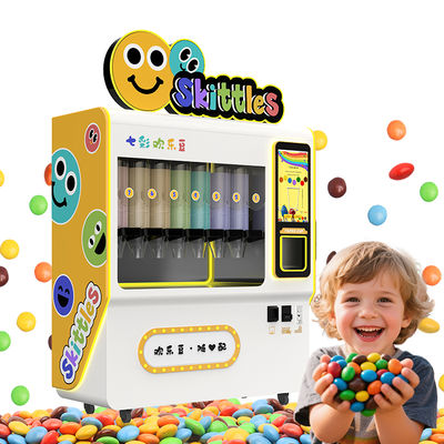Sweet Treat Dispenser Vending Machine with Robotic Arm Dispensing Method in White or Customized Color