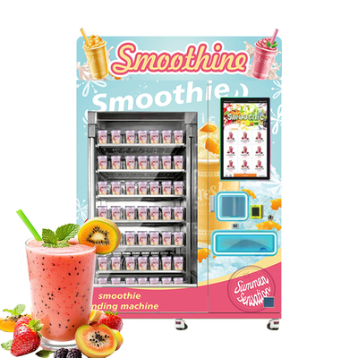 Commercial Stainless Steel Smoothie Vending Machine with Compressor Cooling System