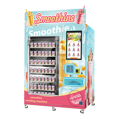 Touch Screen Display Frozen Drink Vending Machine Easy and Convenient Refreshment