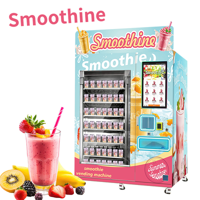 Spanish Language Smoothie Vending Machine With Touch Screen Display and Compressor Cooling System