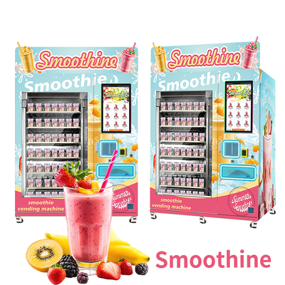 Touch Screen Smoothie Vending Machine with Compressor Cooling System and Convenient Bill Payment