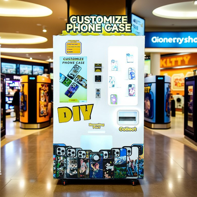 450W Phone Case Printing Vending Machine with 20 Cases Per Hour