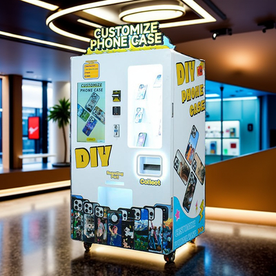Intelligent Touch Screen Phone Case Vending Machine Secure Payment For Retail Spaces