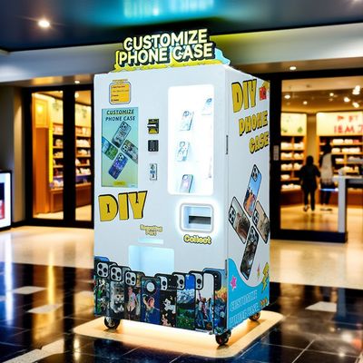 Compact 1500mm x 800mm x 600mm Phone Case Printing Vending Machine with JPEG/PNG/BMP Support and Personalized Custom Printing