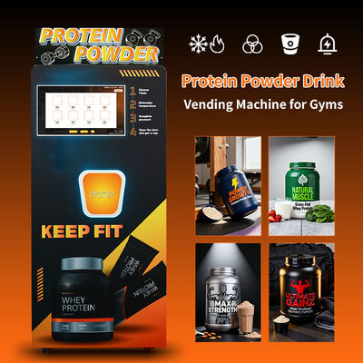 Protein Powder Vending Machine with Smart Payment Integration Remote Management System and High Capacity Storage for Fitness Nutrition