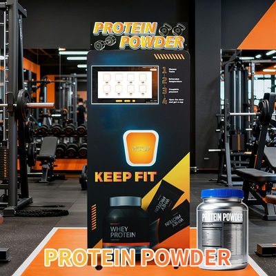 Protein Powder Vending Machine with Automatic Cup Dispensing, Background Warning System, and Energy Efficient Design for Fitness Nutrition