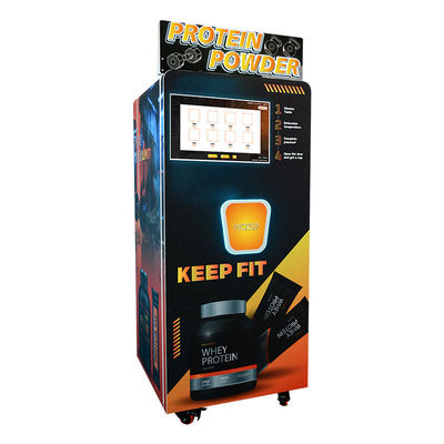 Energy Efficient Protein Powder Vending Machine with 27-inch Touch Screen Display and Over 200 Customizable Drink Combinations