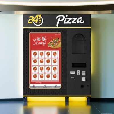 Caiyunjuan's 32-inch Touch Screen Automated Pizza Machine with 3-5 Minute Cooking Time and Multiple Payment Methods