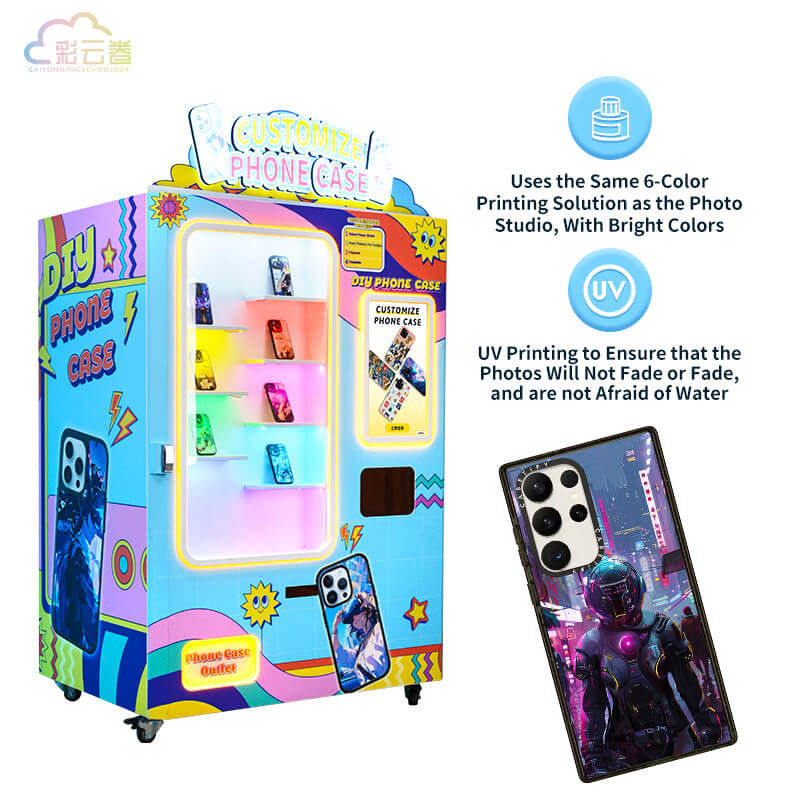 220V Mobile Phone Case Printer Vending Machine For Commercial Establishment