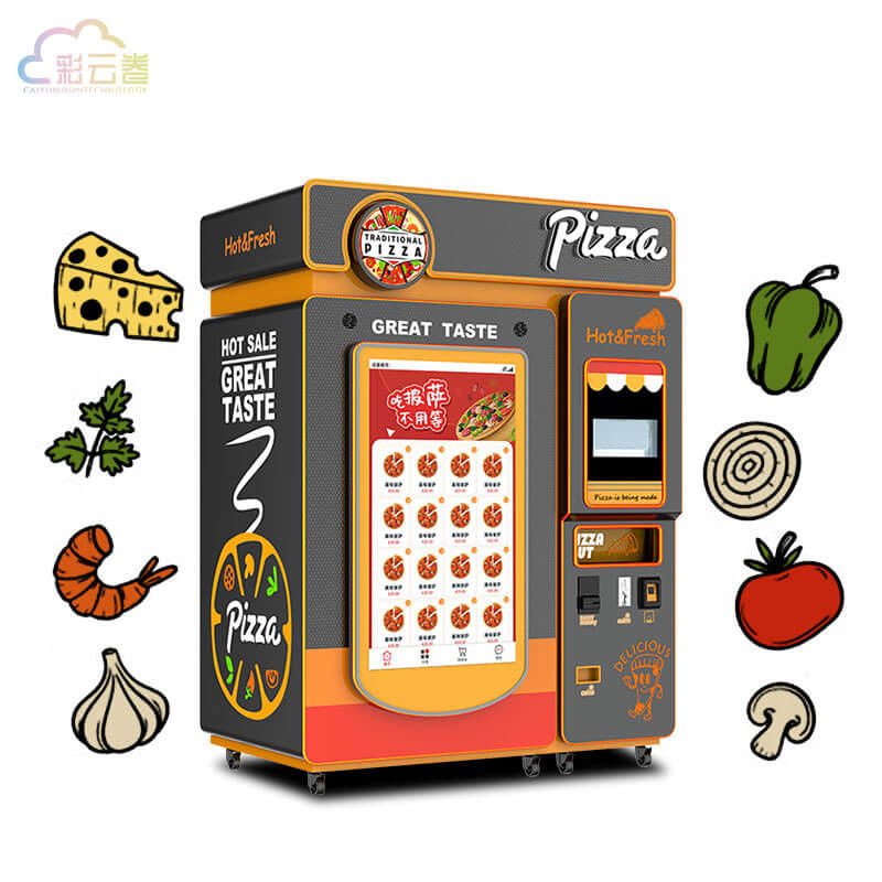 Pizza Vending Machine Up To 500°F Temperature Range and 6800W Peak Power for Your Convenience Store