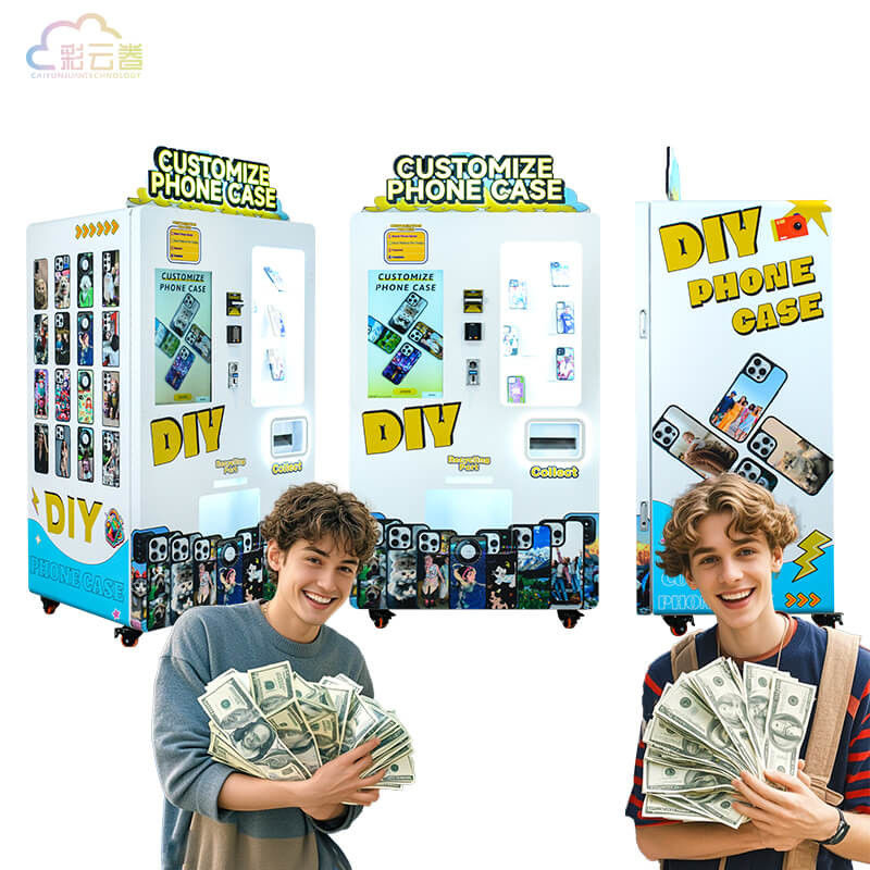 User-Friendly Personalised Phone Case Vending Machine with 220V Power Supply and Steel Material