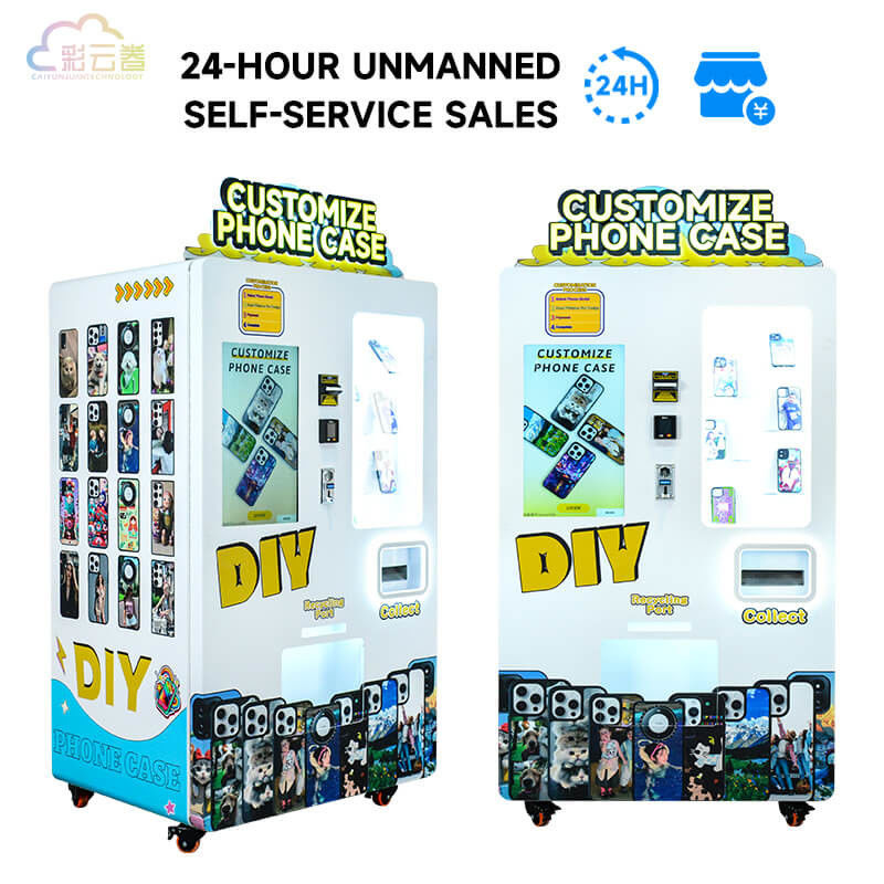 Customized Phone Case Printing Vending Machine 4G/Wi-Fi Network Connection Metal 3 Minutes Per Case