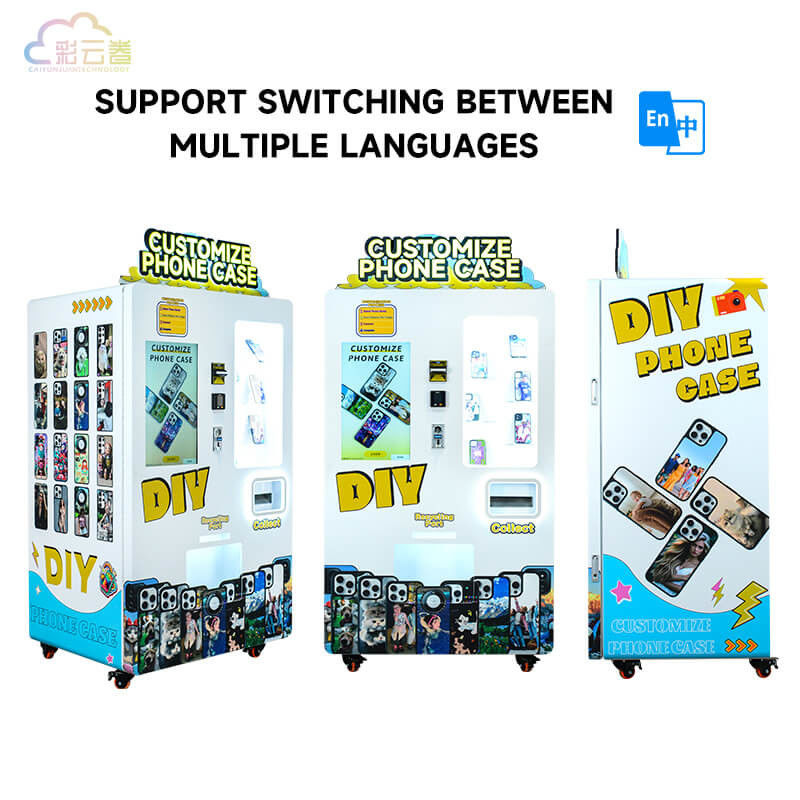 Customizable Personalised Phone Case Vending Machine for Android Operating System Users