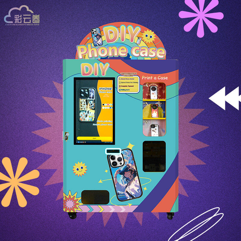 1440Dpi Touch Screen Phone Case Printing Vending Machine for Resolution Printing and Metal Steel Materials
