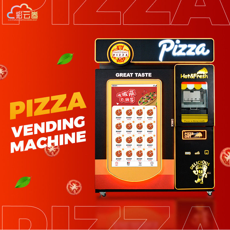 Indoor Outdoor Self Serve Pizza Machine Size 1800*1120*2400mm For Food Industry