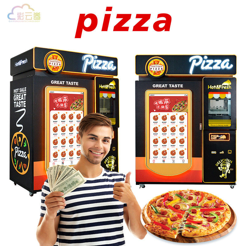 Caiyunjuan 60 Pizza Vending Machine 6800W With Microwave Oven